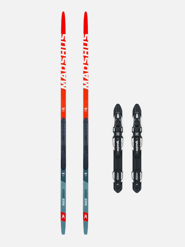 Madshus Race Speed Skate Perf. Bdg. (Unmounted) Langlauf Skatingski rot