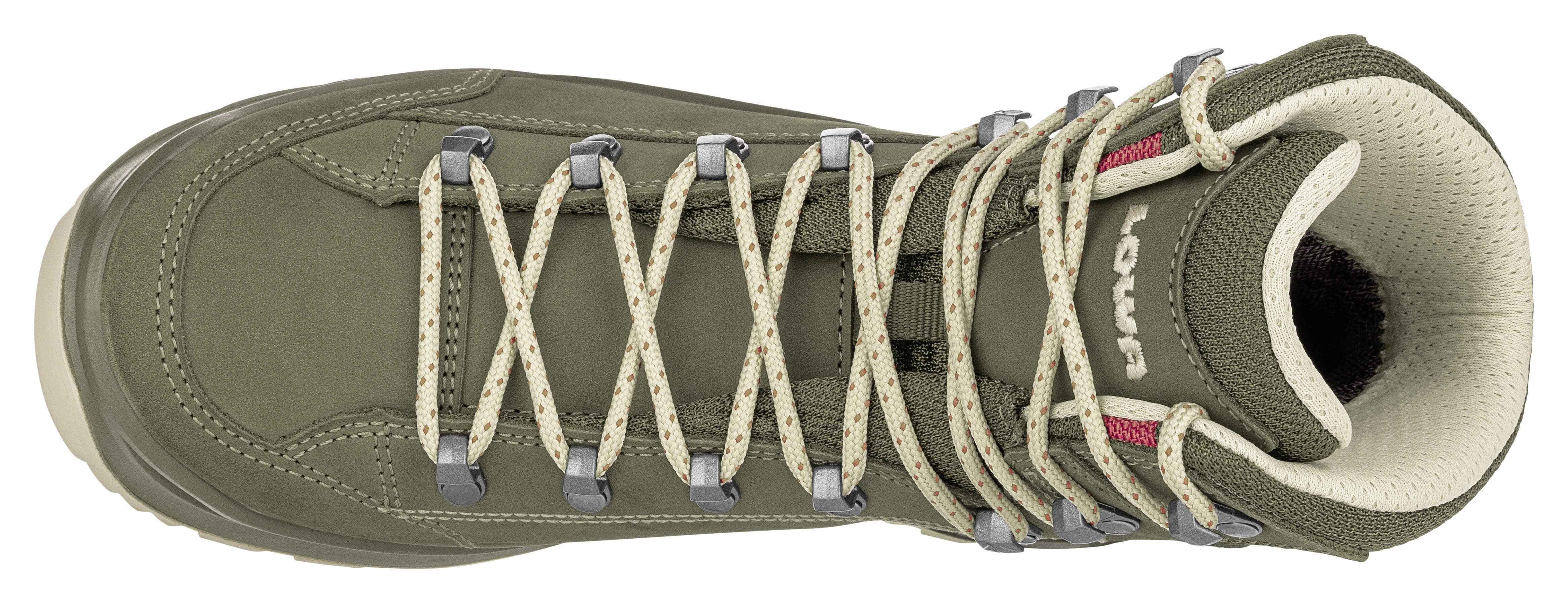 Lowa RENEGADE EVO GTX MID Ws Wanderschuh Trekkingschuh Damen hellgrün beige