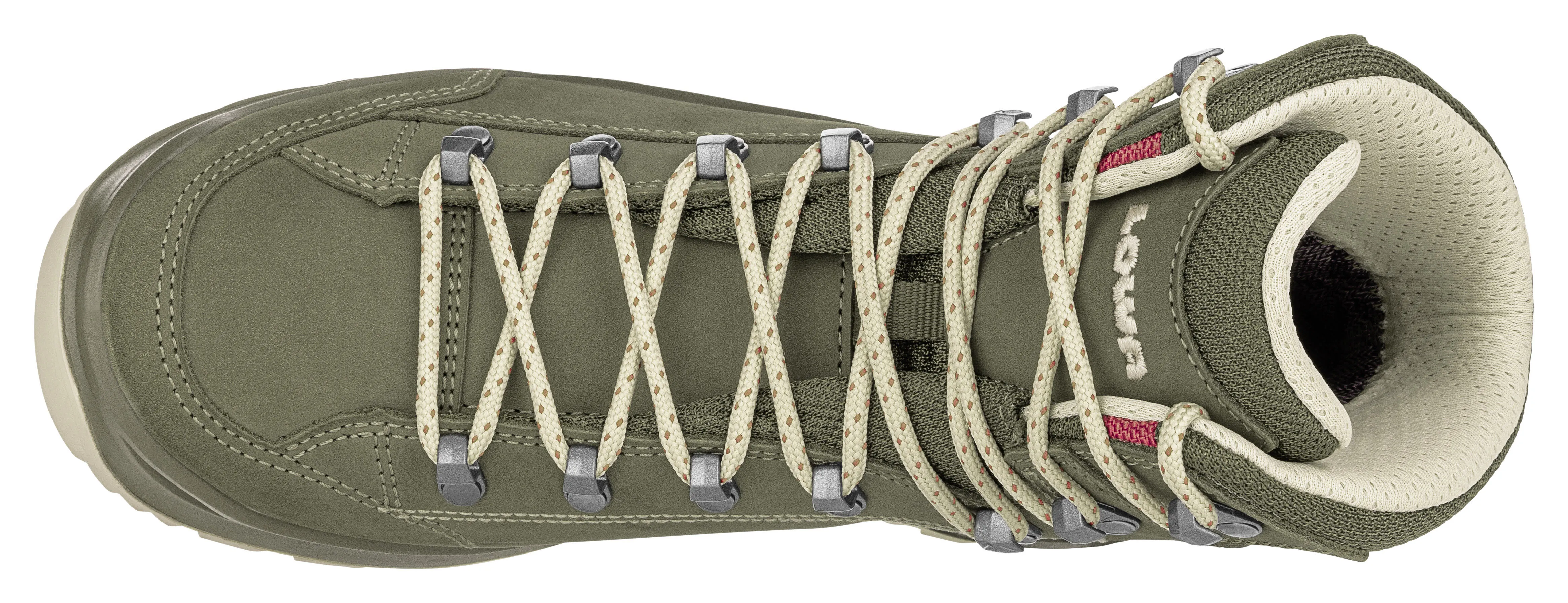 Lowa RENEGADE EVO GTX MID Ws Wanderschuh Trekkingschuh Damen hellgrün beige