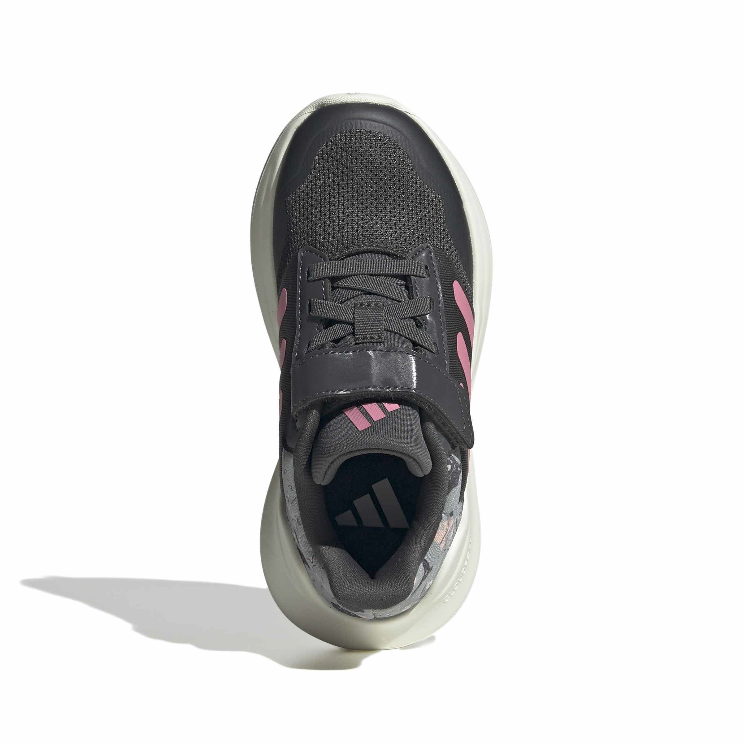 adidas Tensaur Run 3.0 EL Mädchen Sneaker Freizeitschuhe grau/weiß/pink