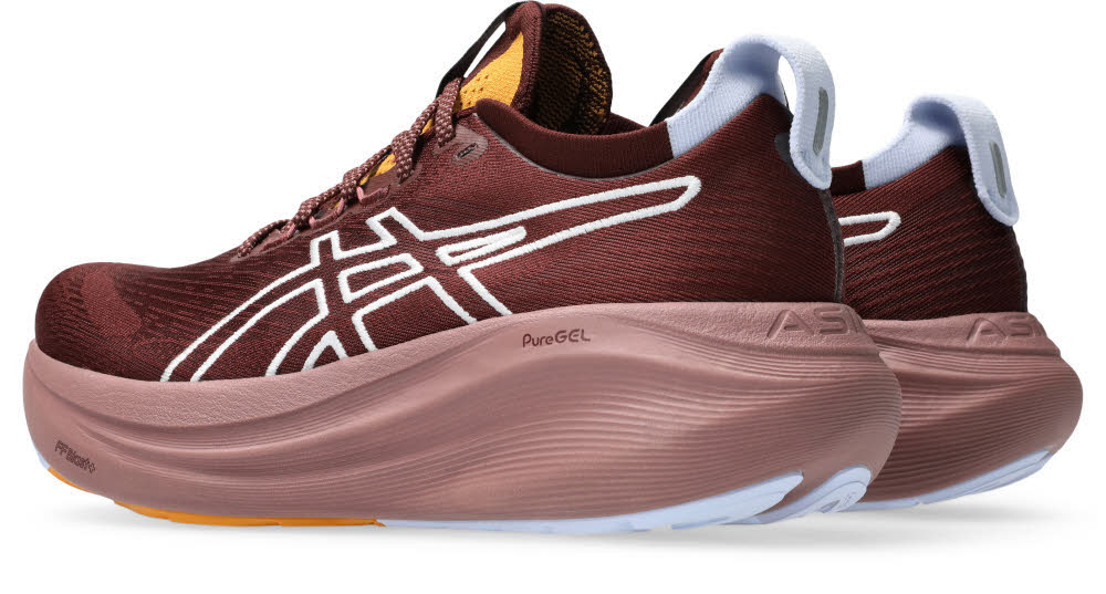 Asics GEL-NIMBUS 27 TR Damen Joggingschuhe Laufschuhe weinrot