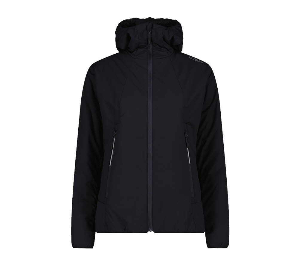CMP WOMAN JACKET FIX HOOD Damen Windjacke schwarz