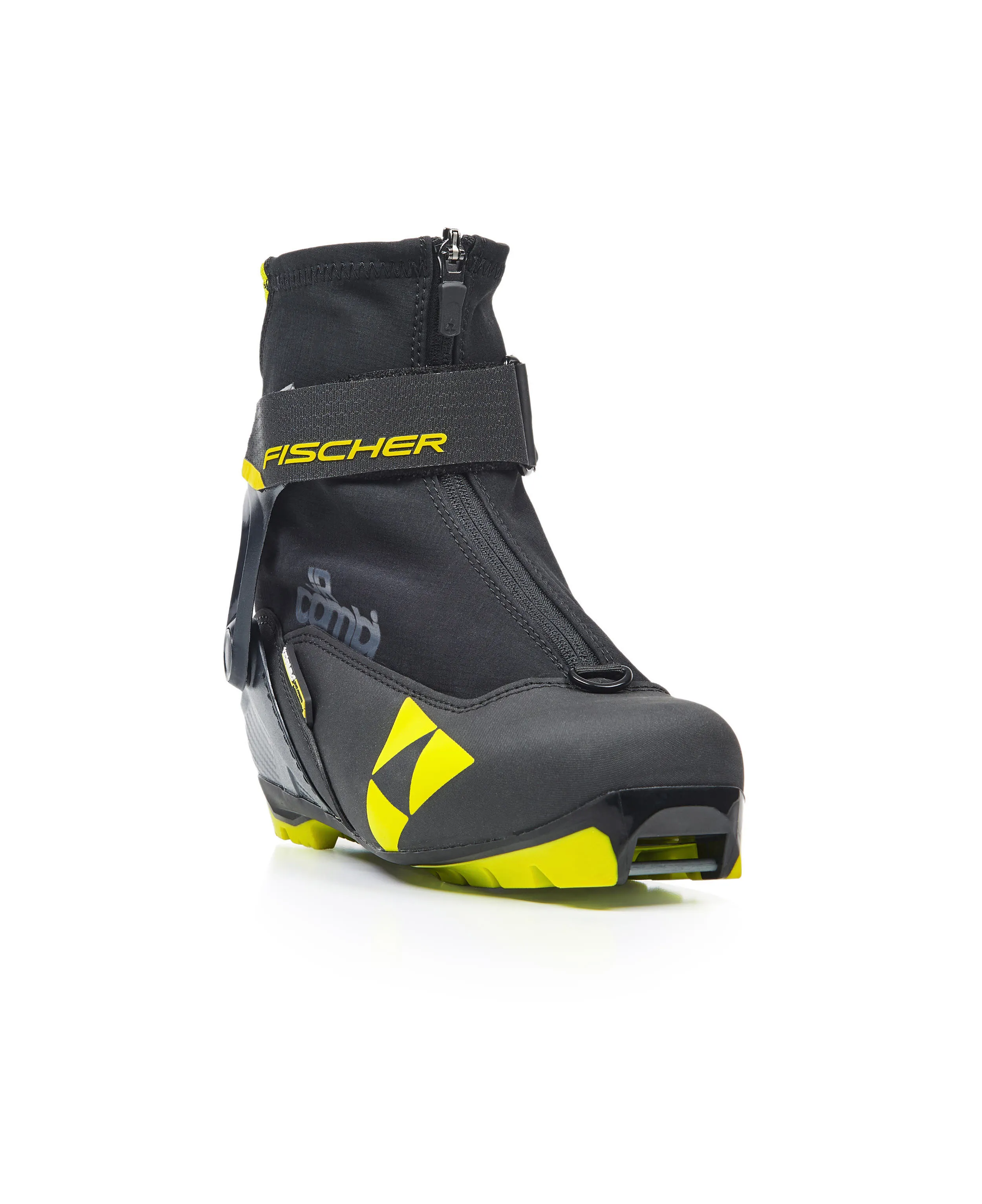 Fischer JR Combi Kinder Kombi Langlaufschuhe Klassisch/Skating schwarz NEU