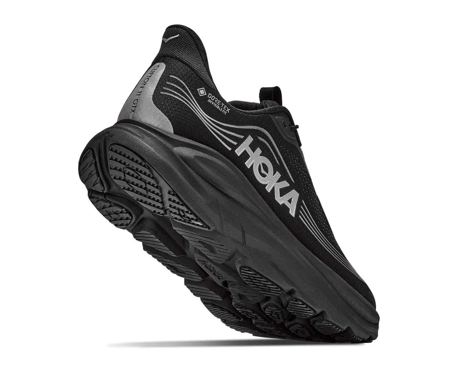 Hoka Clifton 11 GTX Damen Laufschuhe Joggingschuhe schwarz