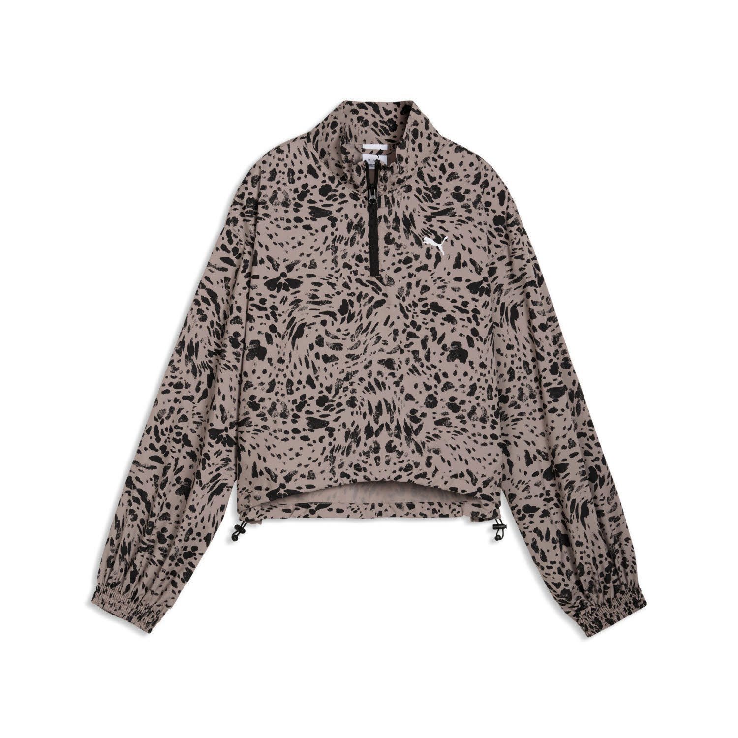 Puma Essetials Relaxe Damen Modezipper Sweatjacke beige