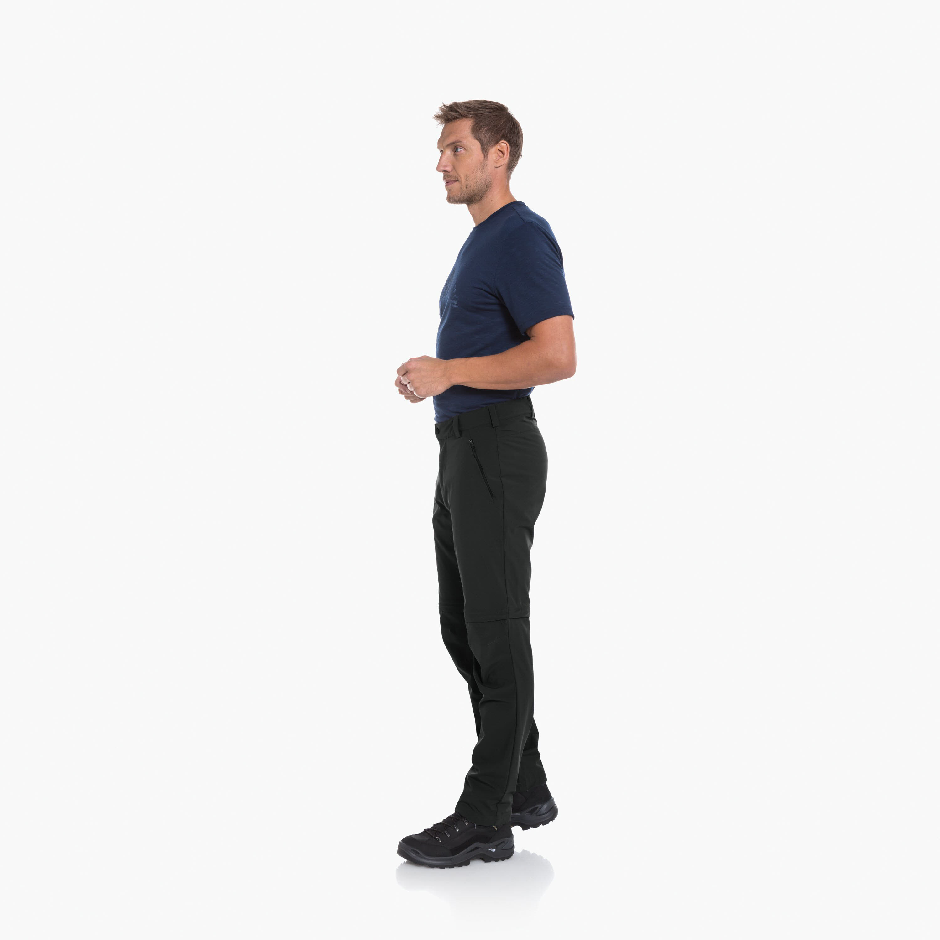 Schöffel Folkstone Zip Off Herren Wanderhose Trekkinghose Outdoorhose grau