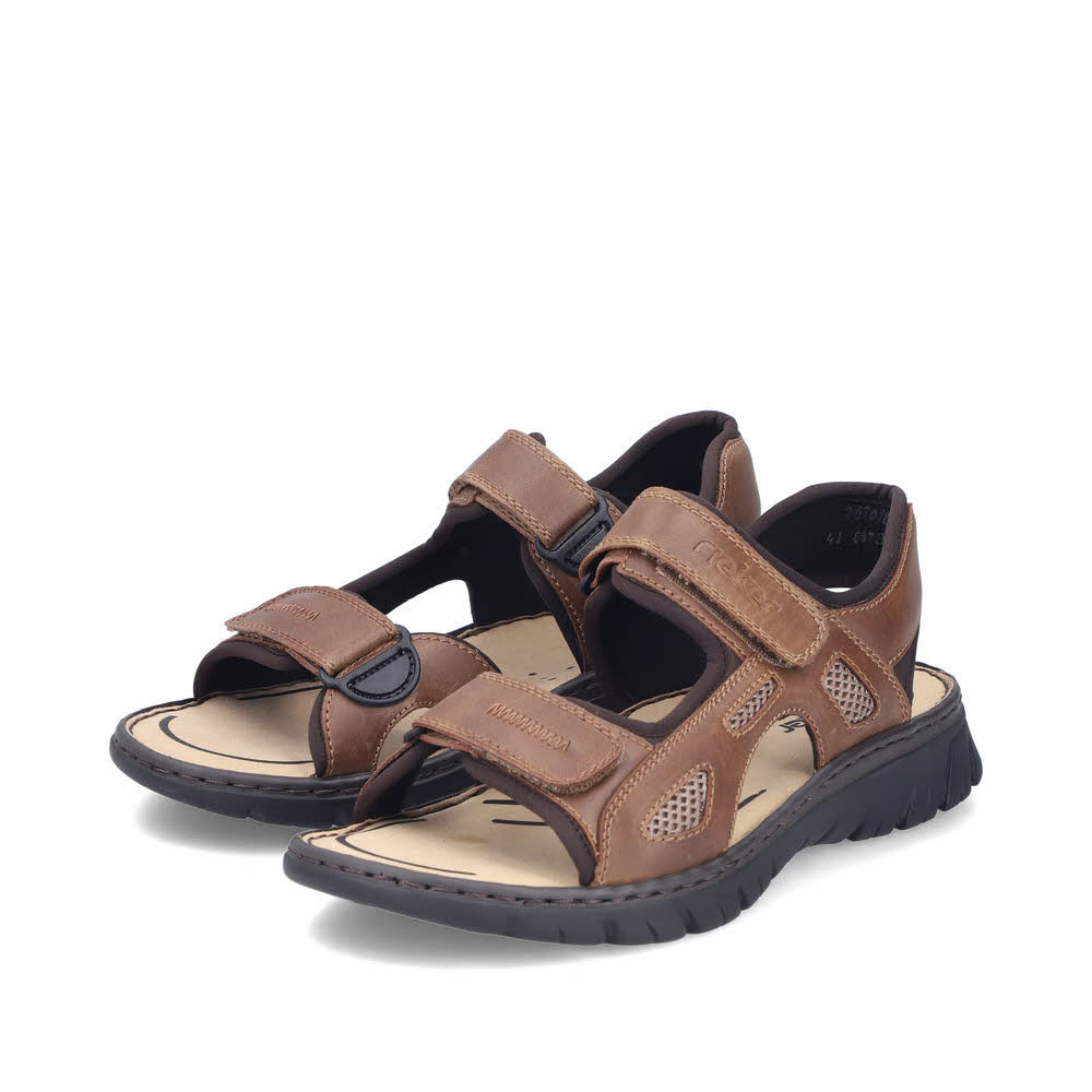 Rieker FSK Herren Sandalen Trekkingsandalen braun