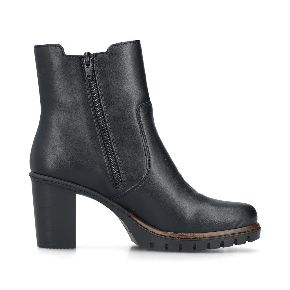Rieker Stiefeletten Damen Freizeitstiefel Kurzstiefel schwarz