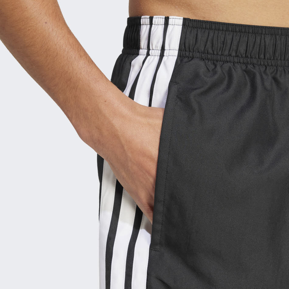 adidas 3-Streifen 3-Inch Herren Badeshorts schwarz