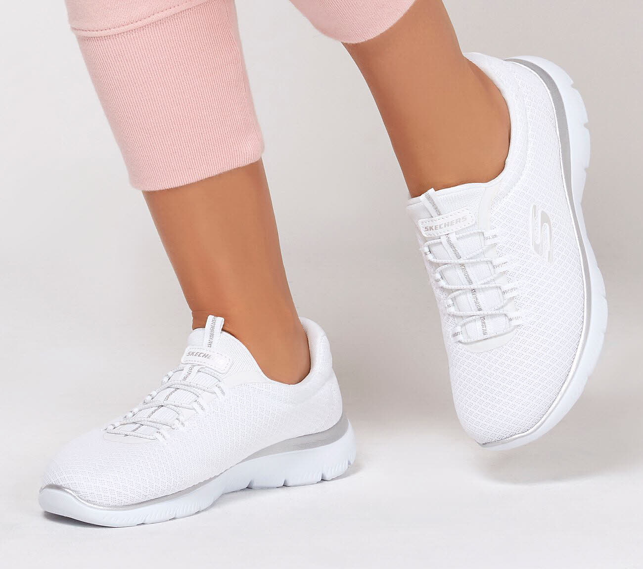 Skechers Summits Damen Sneaker Trainingsschuhe Freizeit Sportschuhe weiss NEU