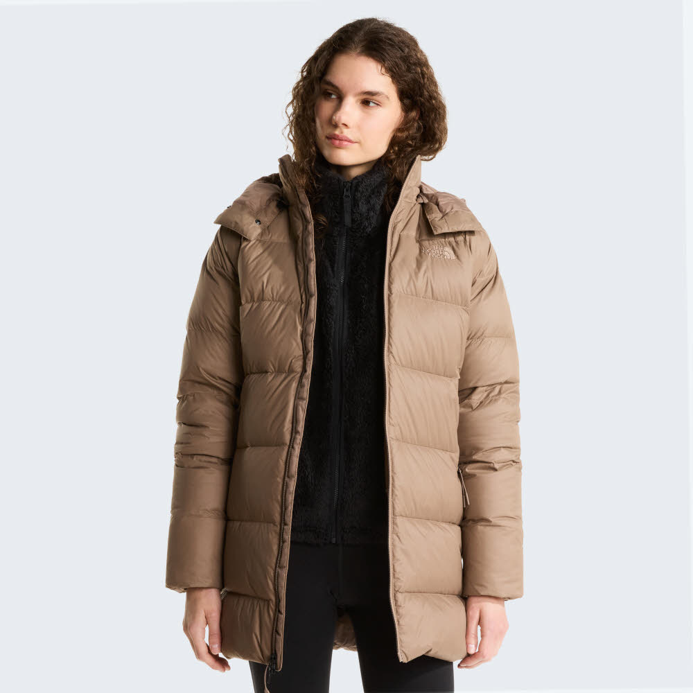 The North Face DA HYDRENALITE CITY DOWN HOODED PARKA Damen Wintermantel Freizeitmantel garnet