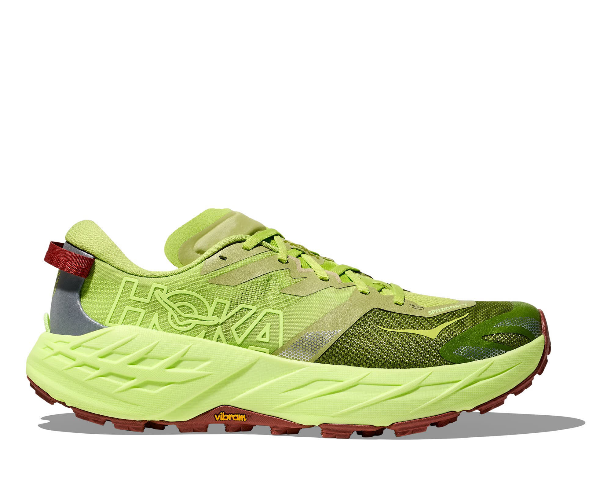 Hoka Speedgoat 7 Herren Laufschuhe Trailrunning-Schuhe neon gelb