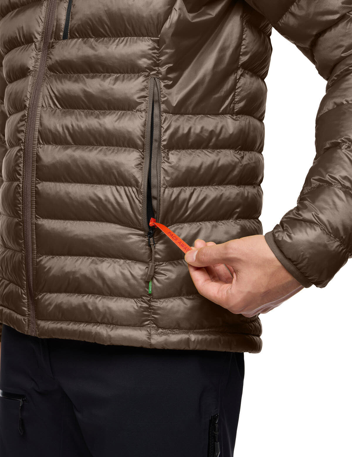 Vaude Batura Herren Winterjacke Kapuzenjacke Thermojacke deer brown