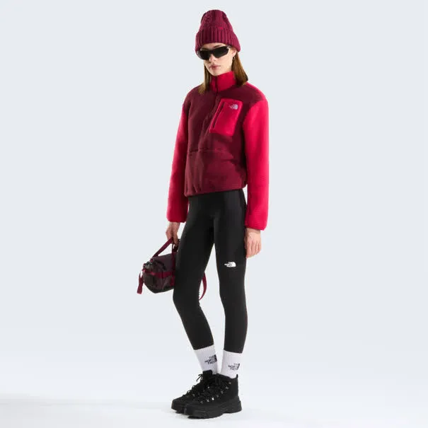 THE NORTH FACE DA YUMIORI 1/4 ZIP Damen Fleecepulli rot