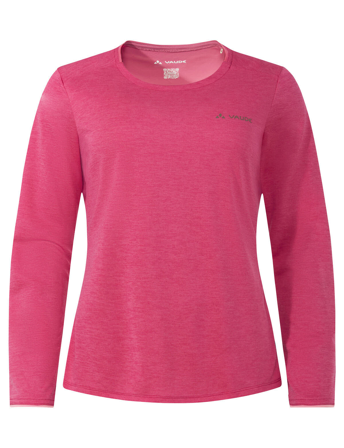 Vaude Essential LS T-Shir Damen Sweatshirt langarm hibiscus pink