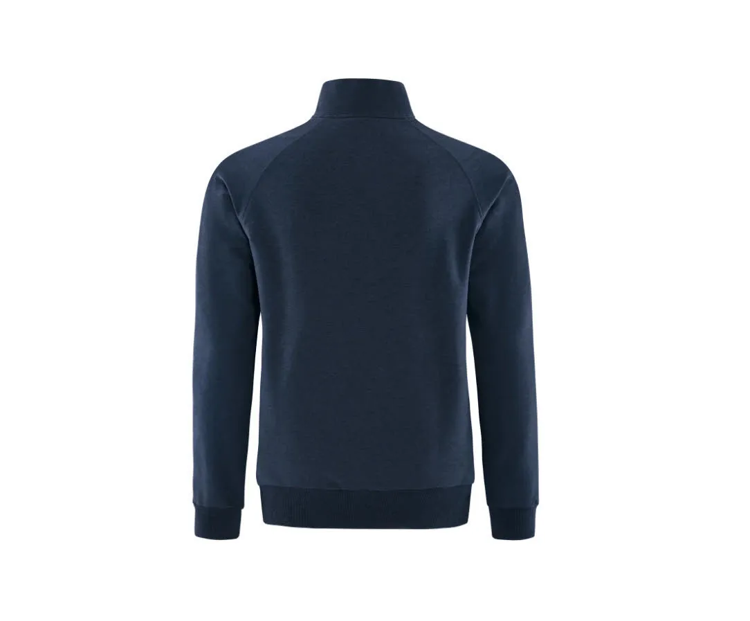 Schneider BASTIENM-TROYER Herren Sweatshirt Half-Zip sailorblue/meliert