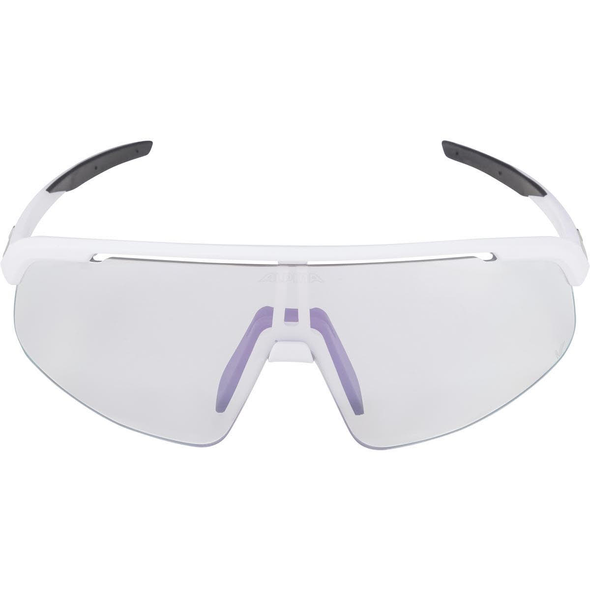 Alpina TURBO PRO S V Unisex Sportbrille Sonnenbrille white matt