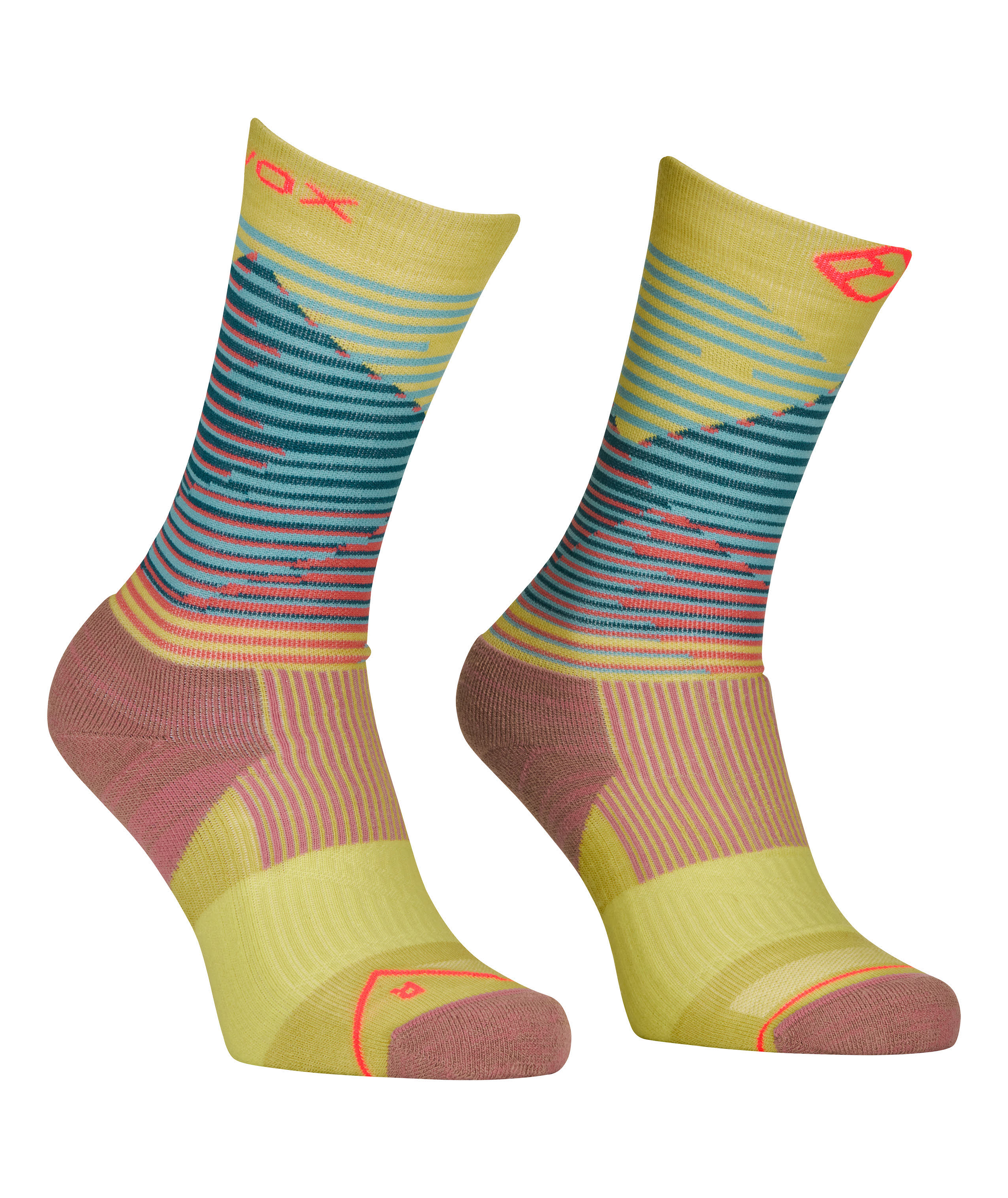 Ortovox All Mountain Mid Socks W Damen Wandersocken gelb