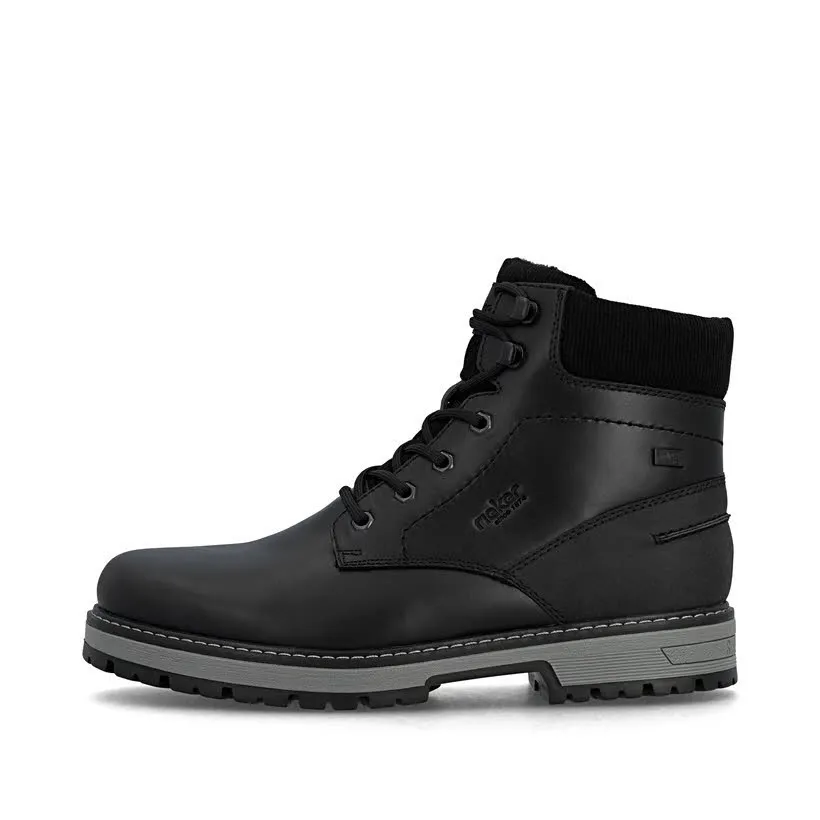 Rieker Schnürstiefel Herren schwarz
