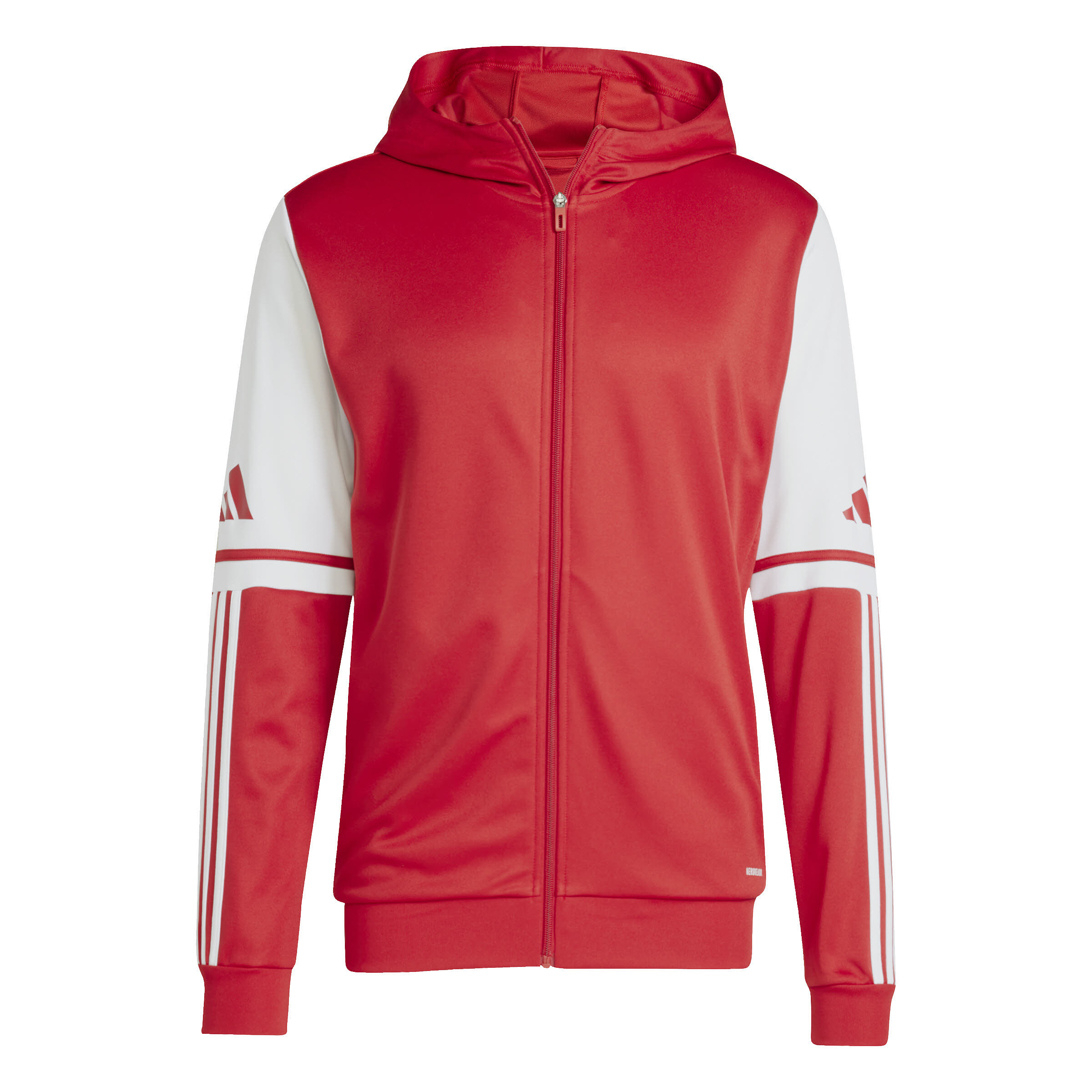 adidas Squadra 25 Kapuzenjacke Trainingsjacke Herren rot weiß