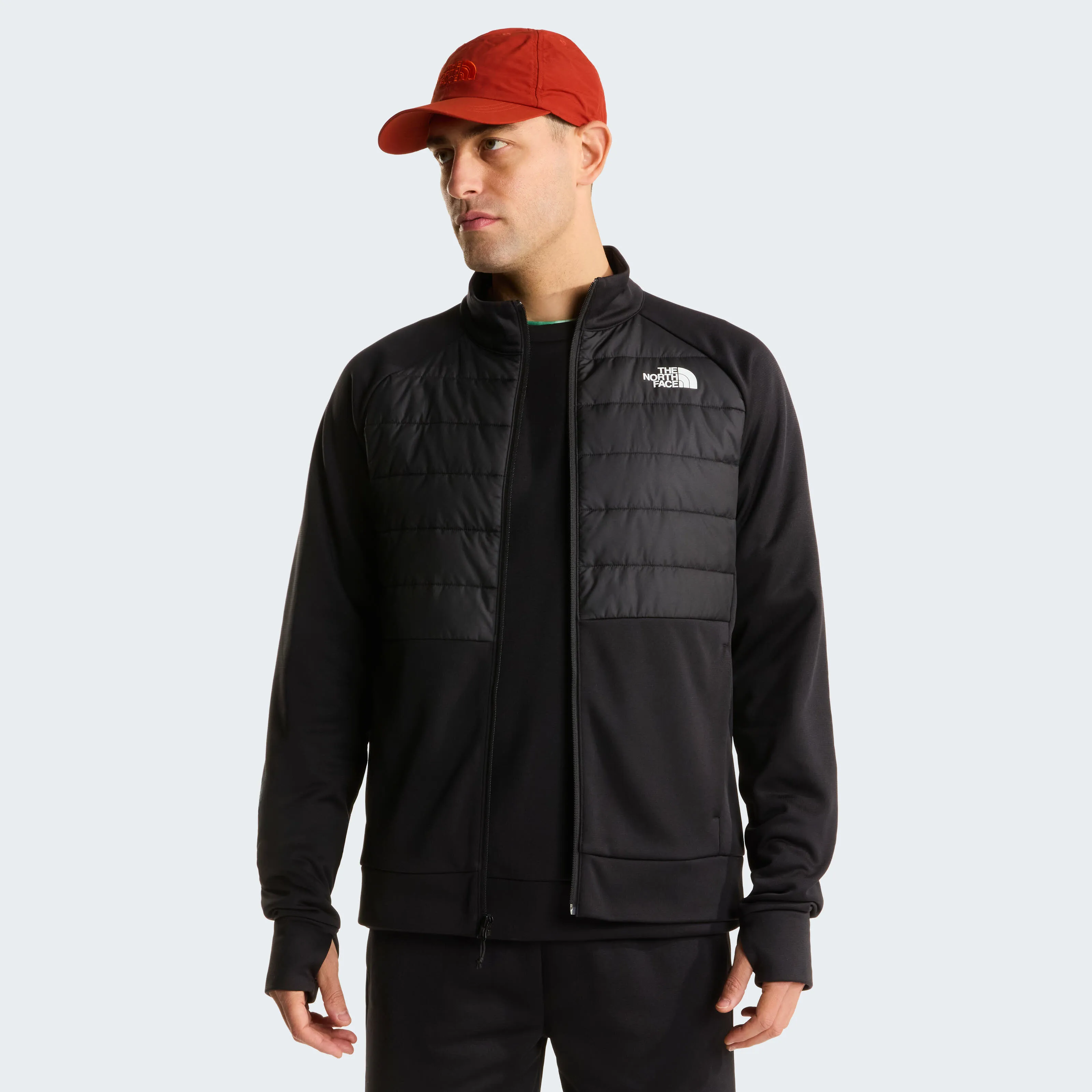 The North Face REAXION 2.0 Herren Hybridjacke Fleecejacke schwarz