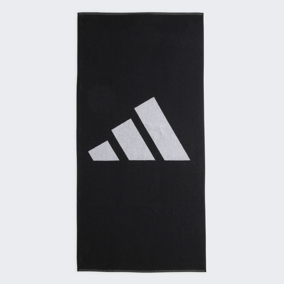 adidas Handtuch groß Badehandtuch schwarz/weiß