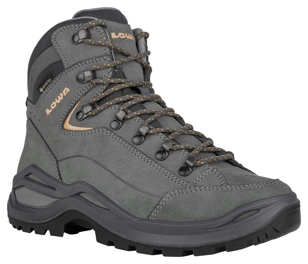 Lowa RENEGADE EVO GTX MID Ws Damen Wanderschuhe Trekkingschuhe Mid graphite/apricot