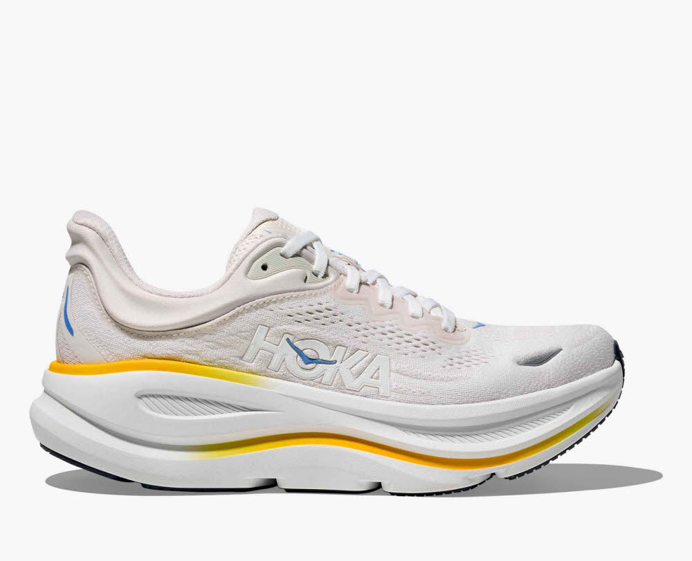 Hoka BONDI 9 Damen Laufschuhe Joggingschuhe white/grout