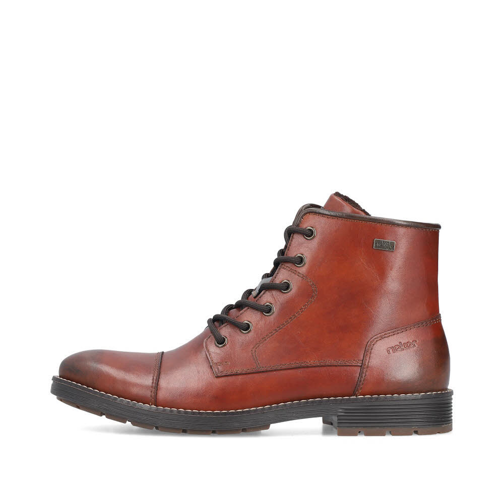 Rjeker Schnürstiefel Herren Stiefel Freizeitstiefel braun