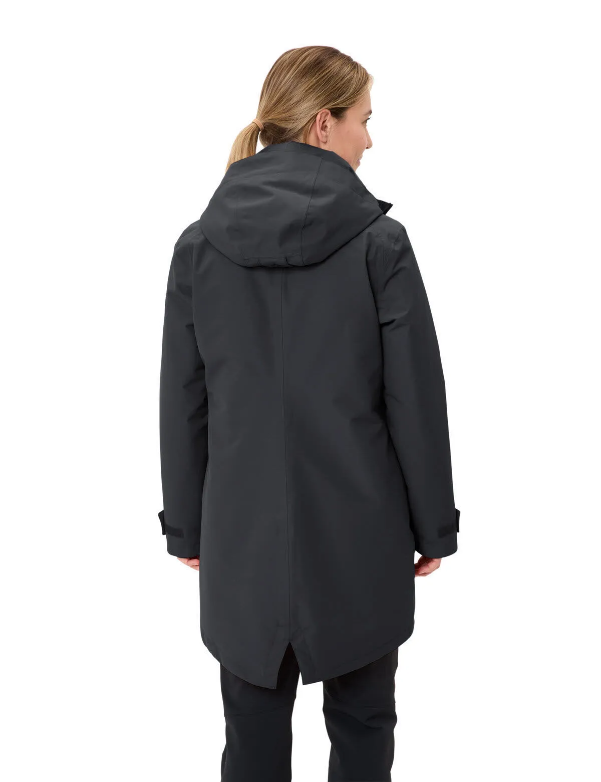 Vaude Skomer Freizeitmantel Parka Damen schwarz
