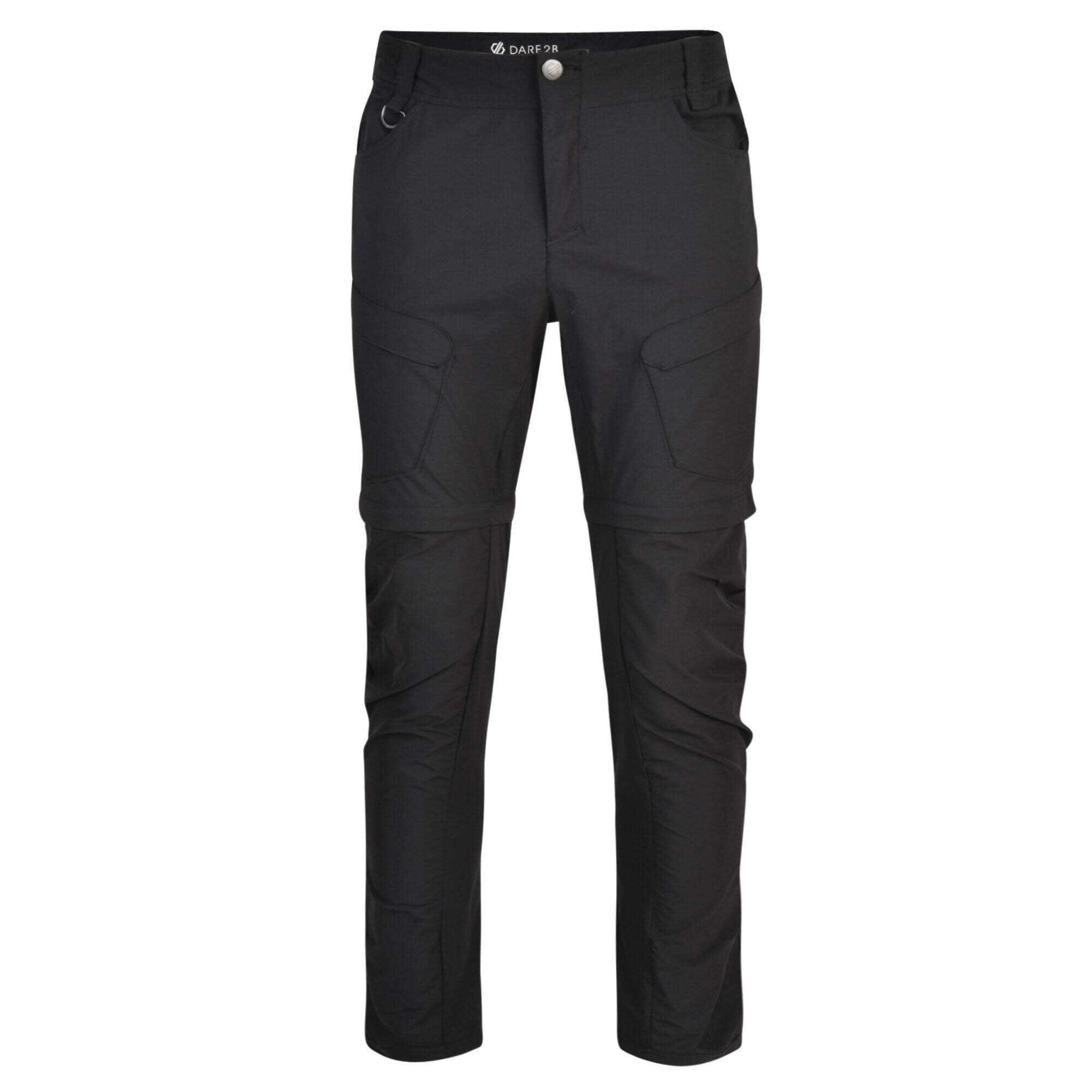 Dare2B Tuned In II Herren Ziphose Wanderhose Schwarz