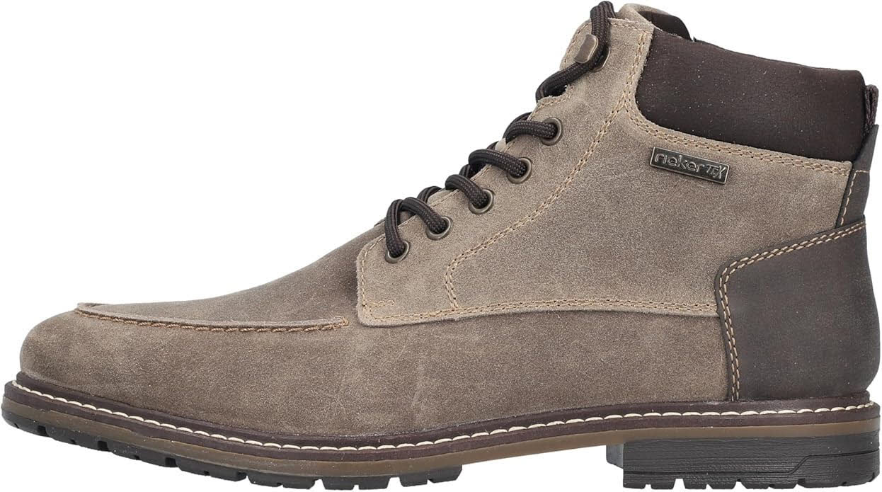 Rieker Herren Schnürstiefel beige