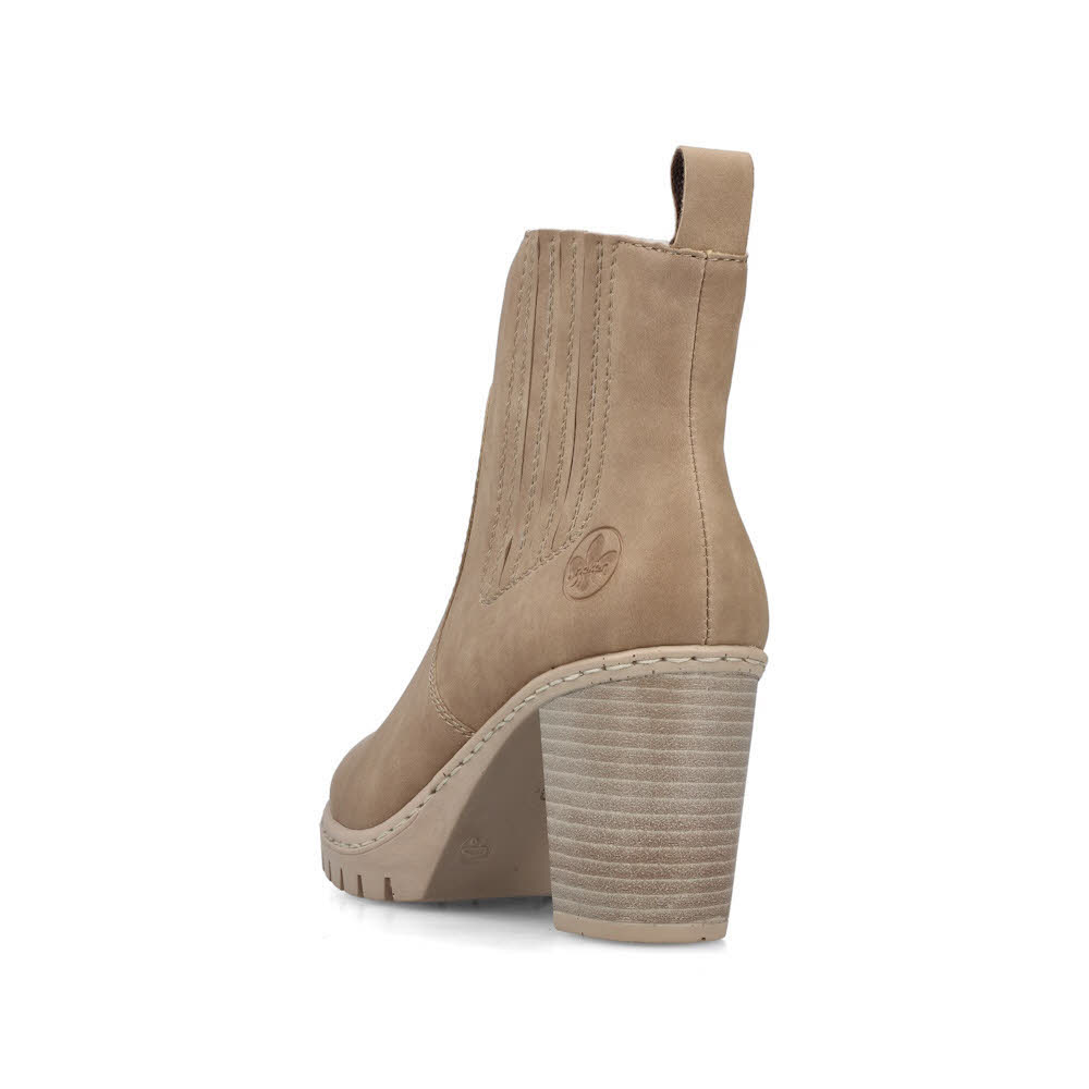 Rieker Stiefeletten Damen Kurzstiefel Freizeitstiefel braun