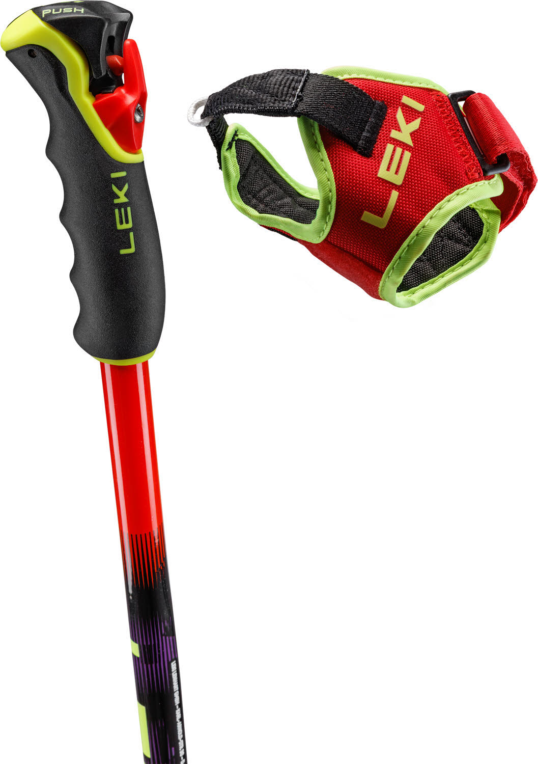 Leki WCR Pro GS TR Unisex Skistöcke Ski Poles rot/violett