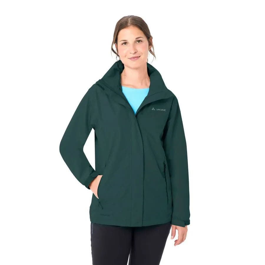 Vaude Escape Light Damen Regenjacke dunkelgrün