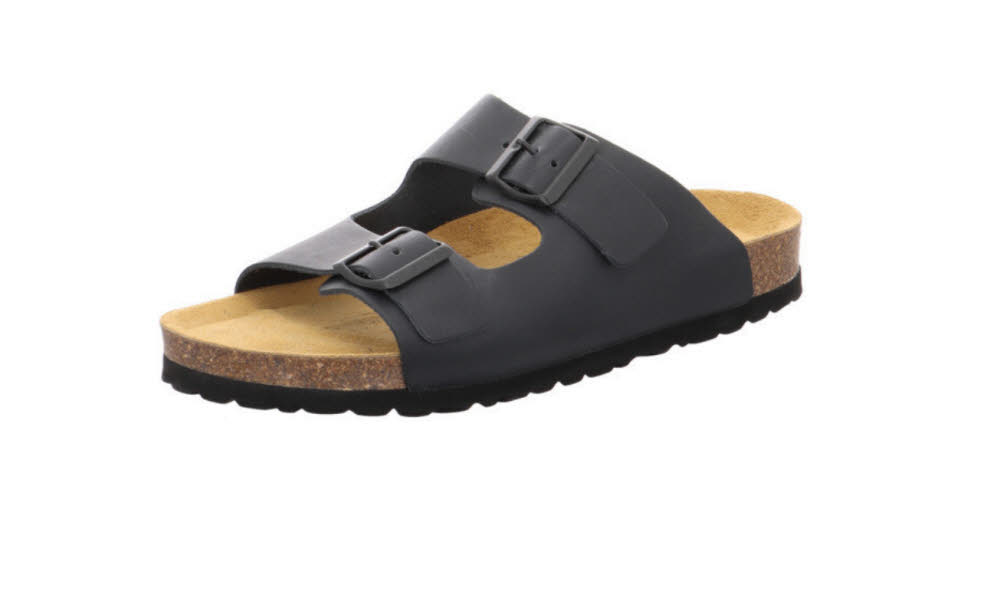 Natural Sense Hausschuhe Herren Tieffußbett blau