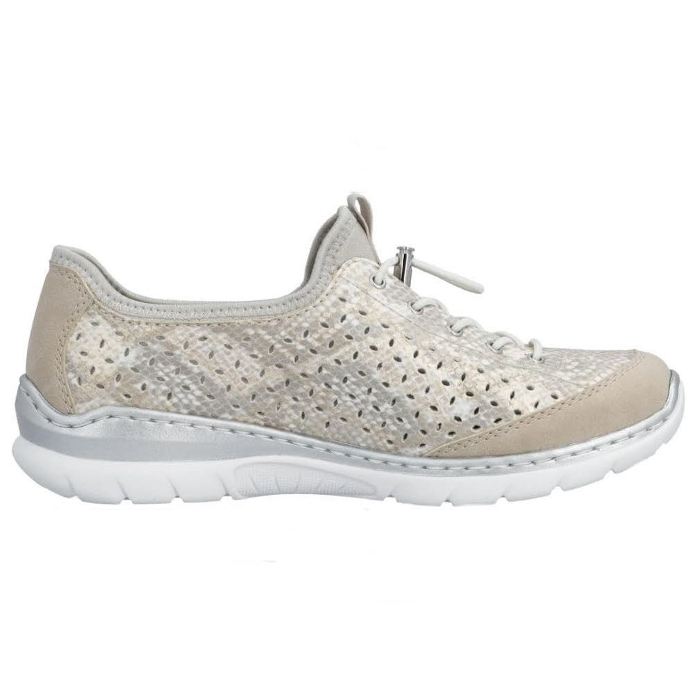 Rieker Damen Slipper Sneaker Low beige