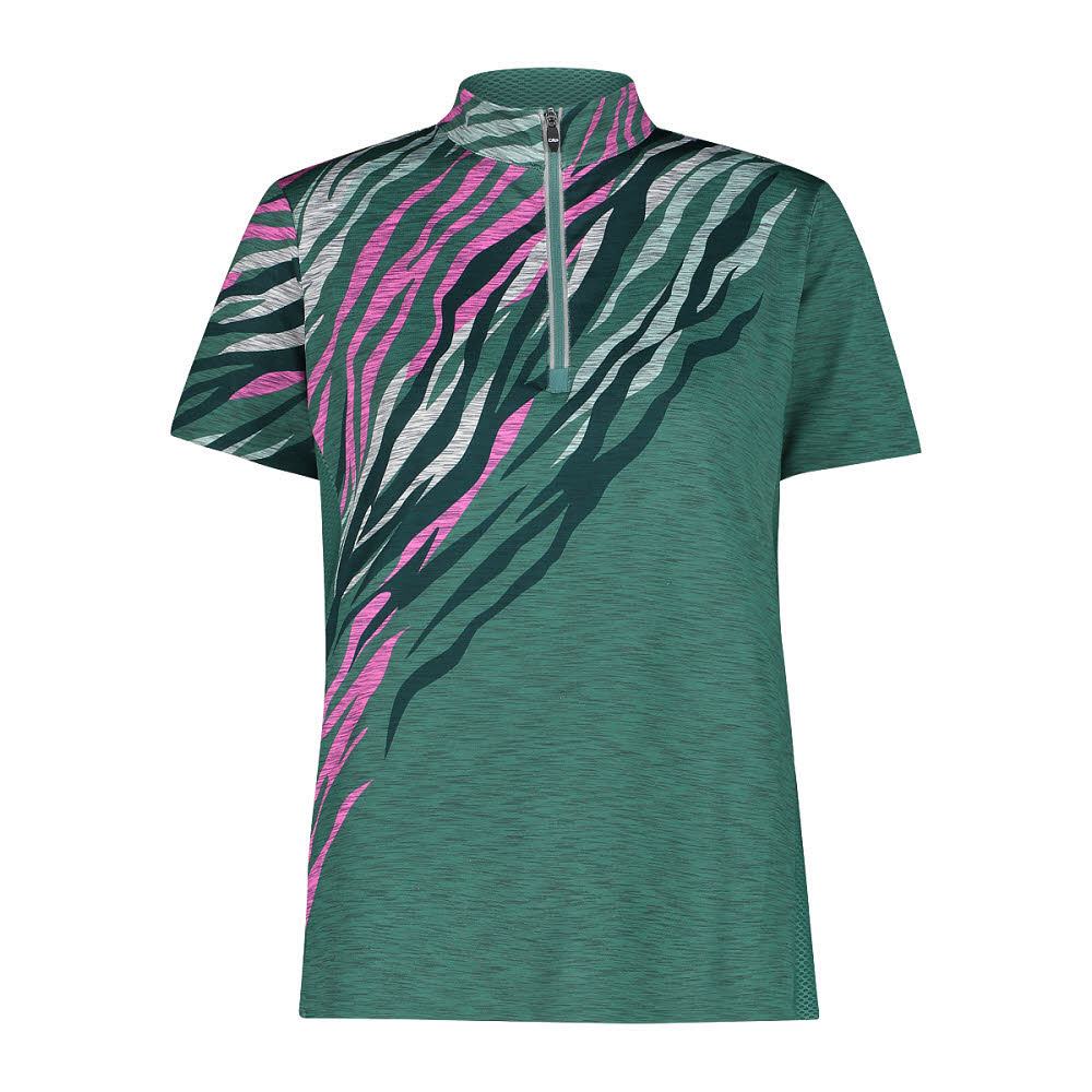 CMP WOMAN T-SHIRT FREE BIKE Damen Radtrikot Bikeshort agave/opale