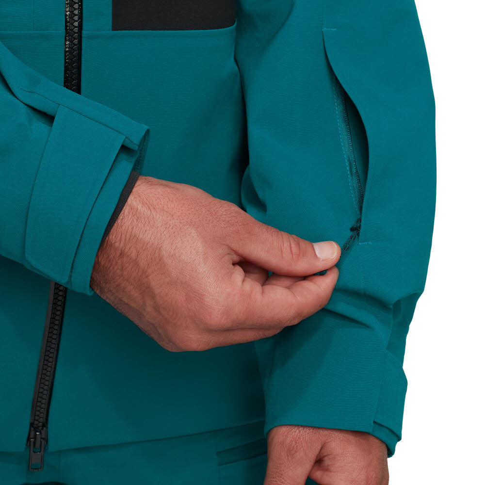 MAMMUT Stoney HS Hooded Jacket Herren Skijacke blau