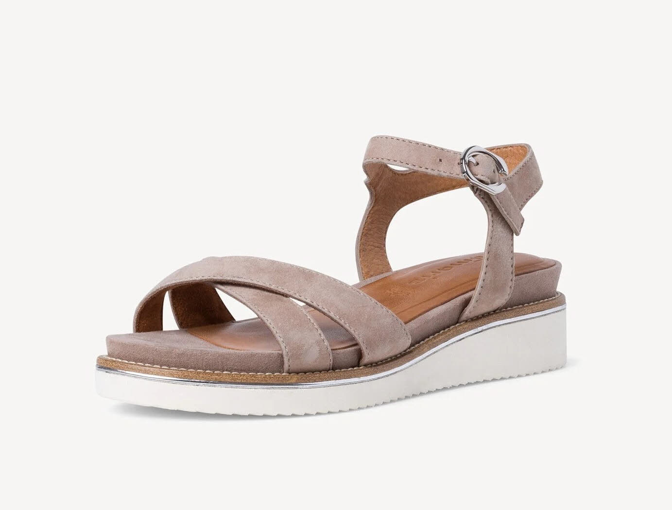 Tamaris Sandalette Damen Sandalen Lifestyle Riemchensandalen Business taupe NEU