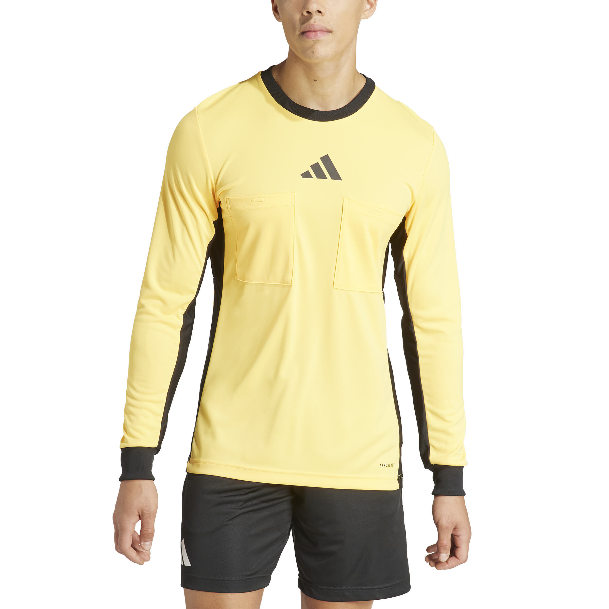 adidas REF 24 JERSEY LS Schiedsrichter Langarmshirt Herren hellgelb