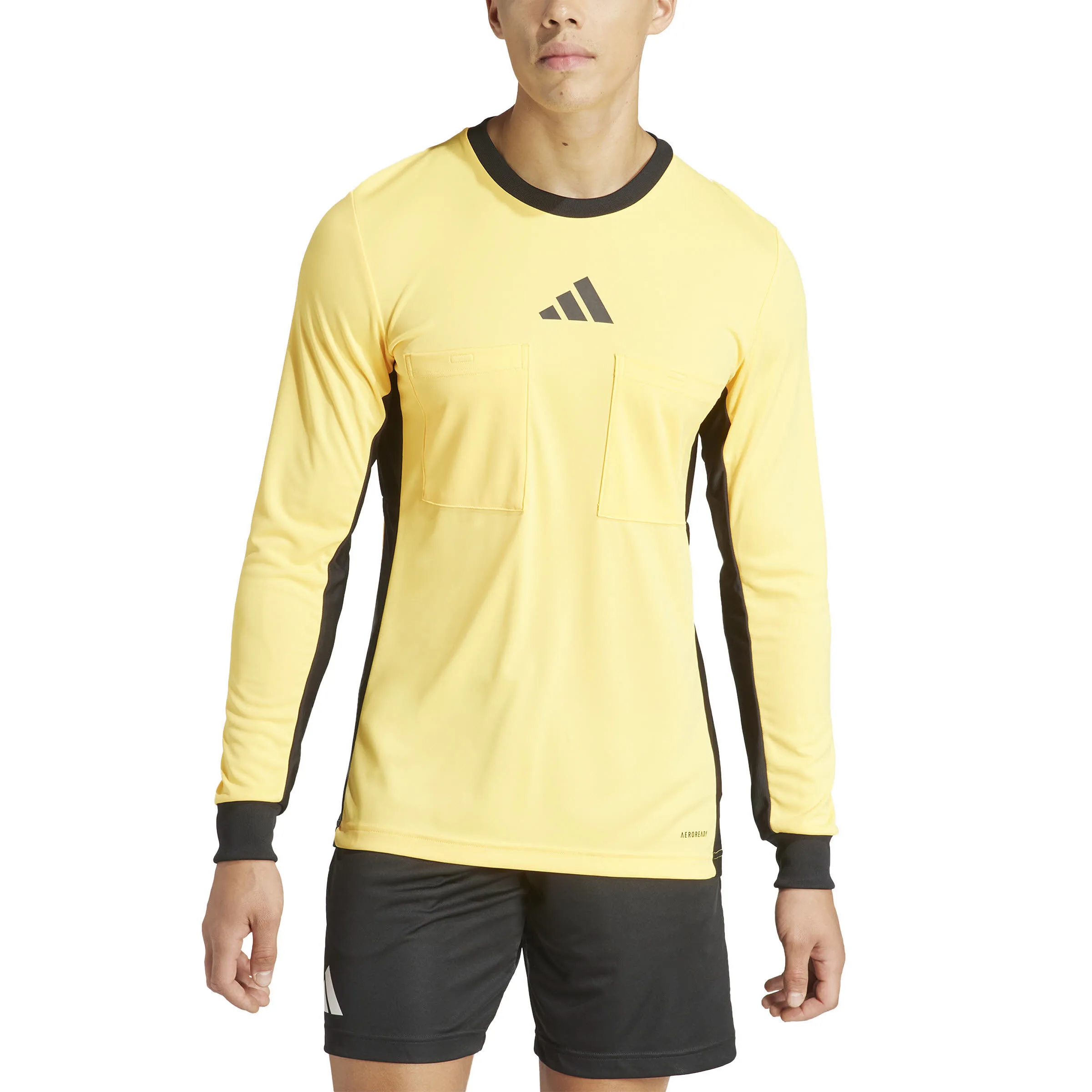 adidas REF 24 JERSEY LS Schiedsrichter Langarmshirt Herren hellgelb