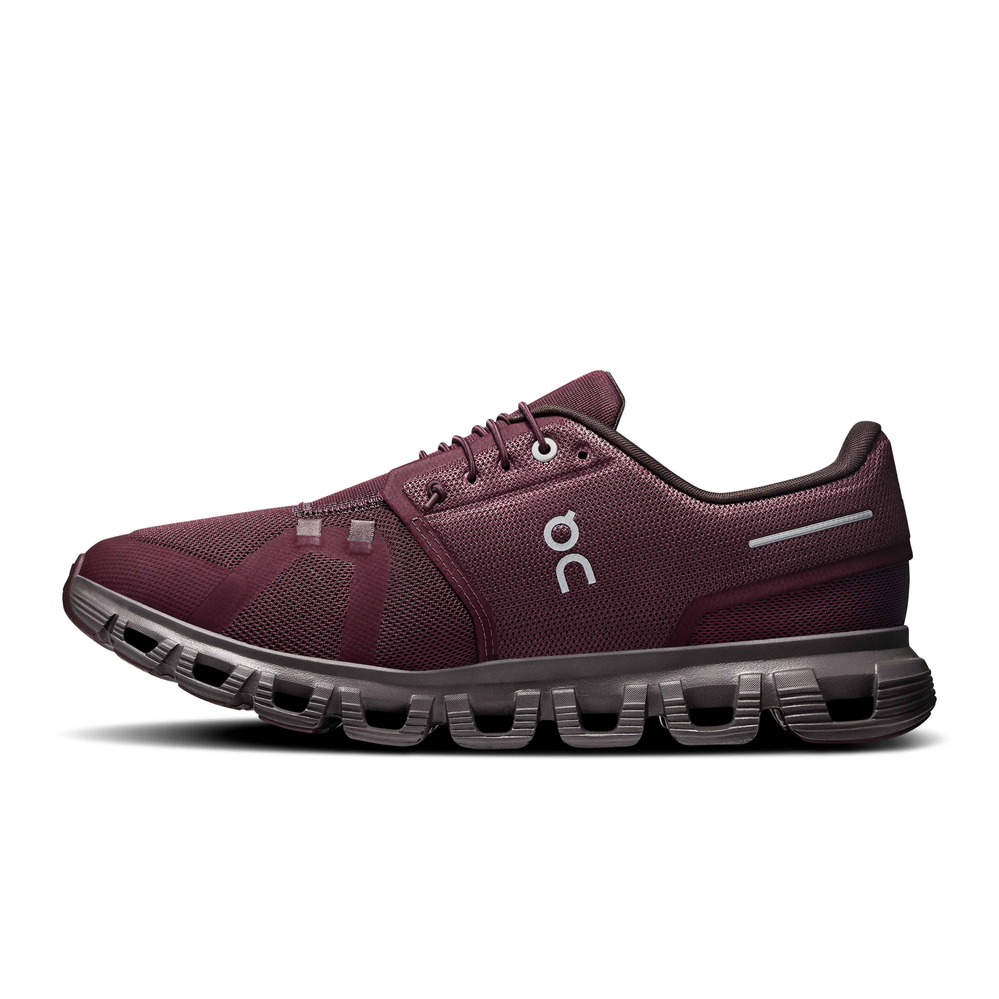 ON CLOUD 6 Herren Sneaker Freizeitschuhe mulberry/pebble