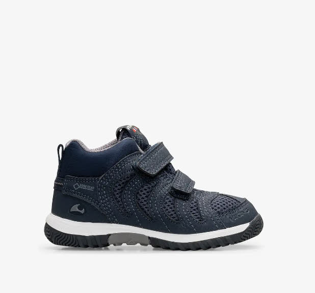Viking Cascade Mid III GTX Sneaker Klettverschluss Kinder dunkelblau