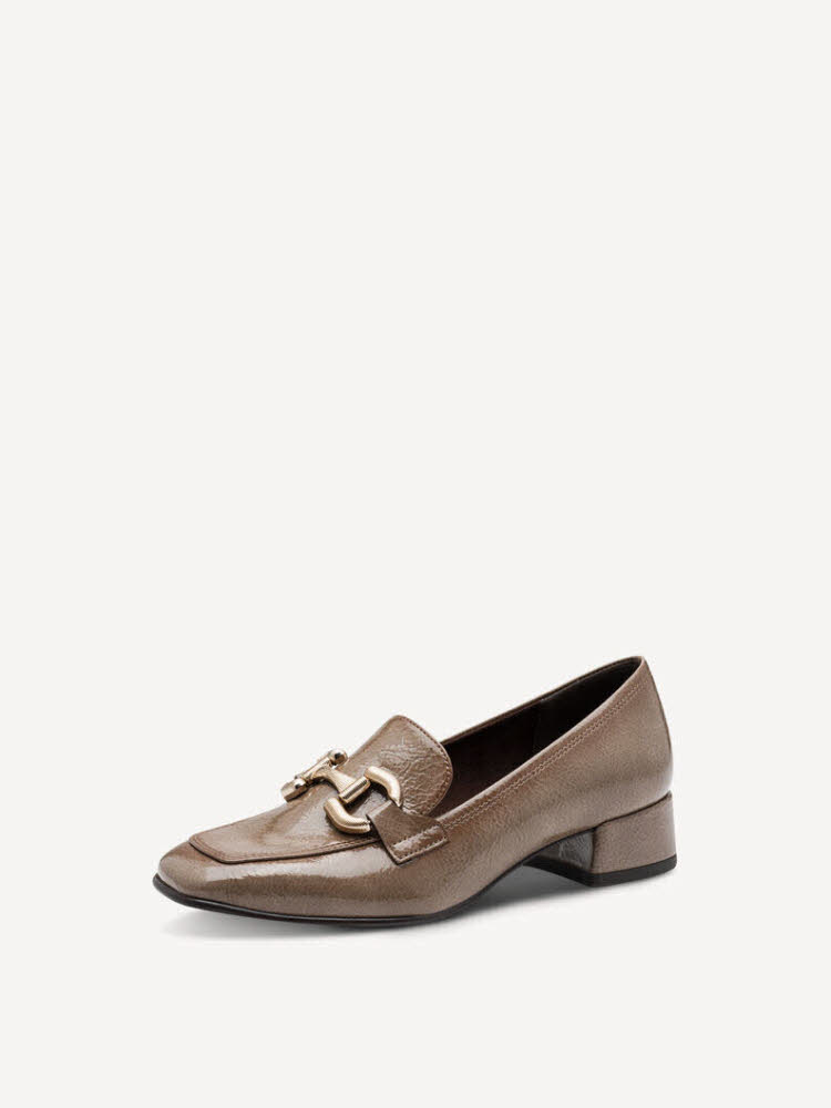 Tamaris Women Slip-on Damen Slipper Trotteur Loafer taupe