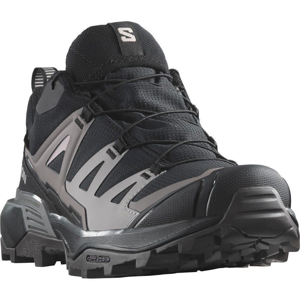 Salomon X ULTRA 360 GTX W Damen Wanderschuhe Trekkingschuhe Low schwarz