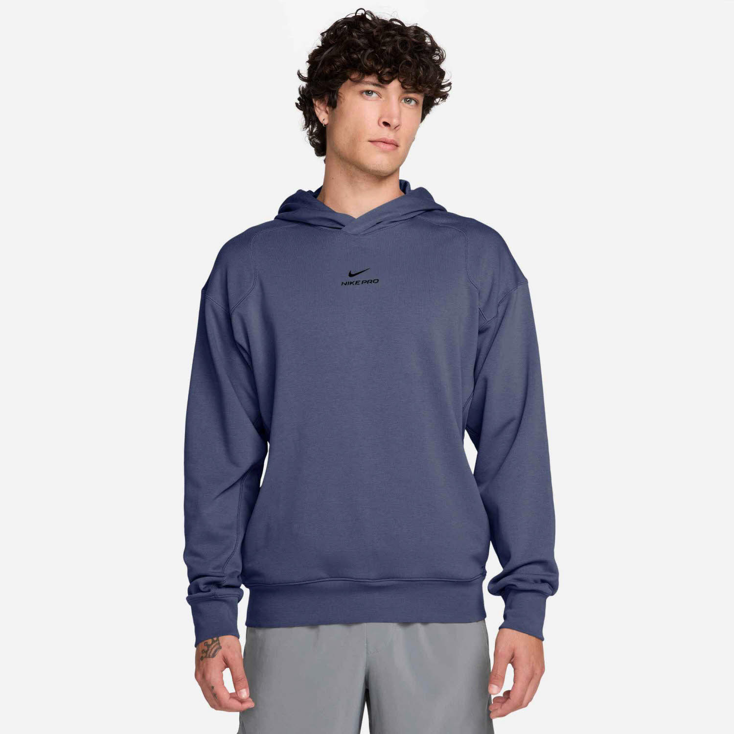 Nike M NP DF NPT MIDLAYER Herren Hoodie Kapuzenpullover blau