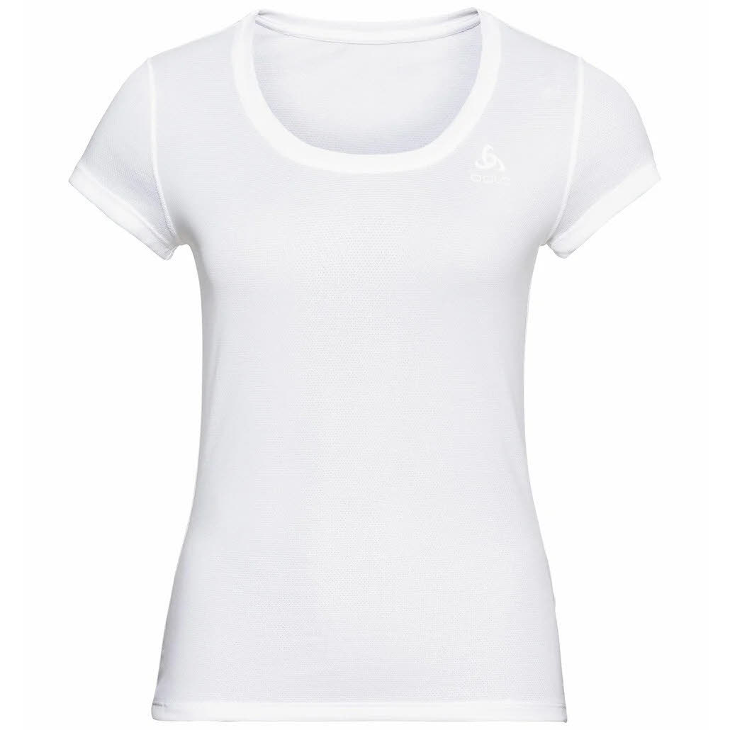 Odlo Active F-Dry Light Eco T-Shirt Sport Freizeit Damen weiß
