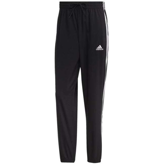 adidas M 3S WV E PT Herren Jogginghose Trainingshose schwarz