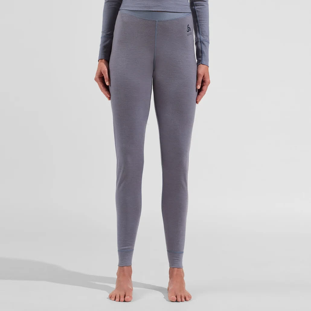 Odlo Natural Merino 200 Tights Damen Leggings Outdoorhose grau